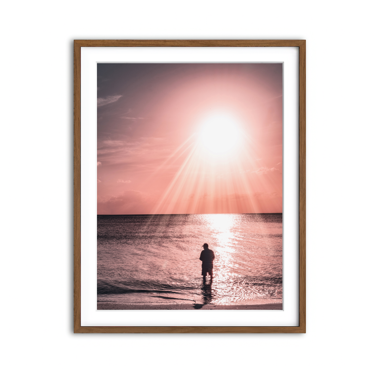 Framed Print 3x4 Walnut