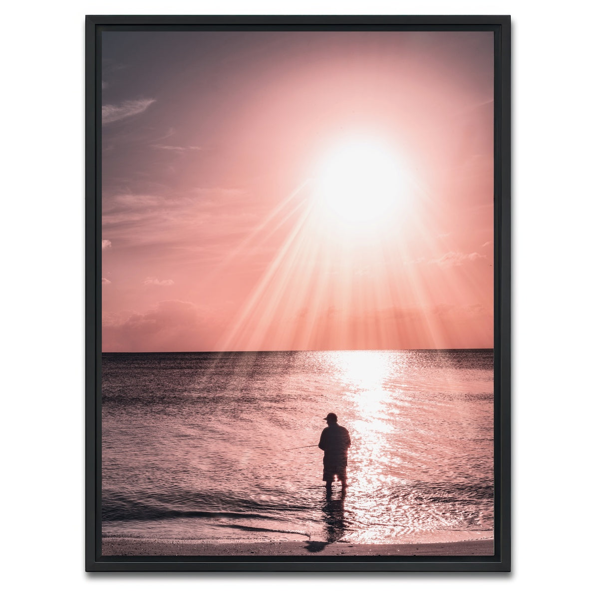 AUTO-MOCKUP WHITE | Its Not About The Catch | 1 Piece | Black Framed Canvas | group=3x4