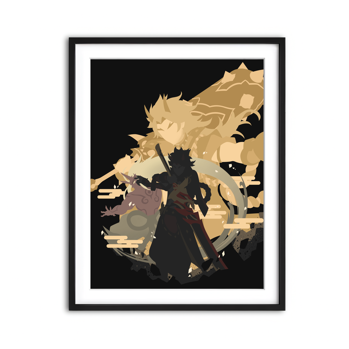 Framed Print 3x4 Black