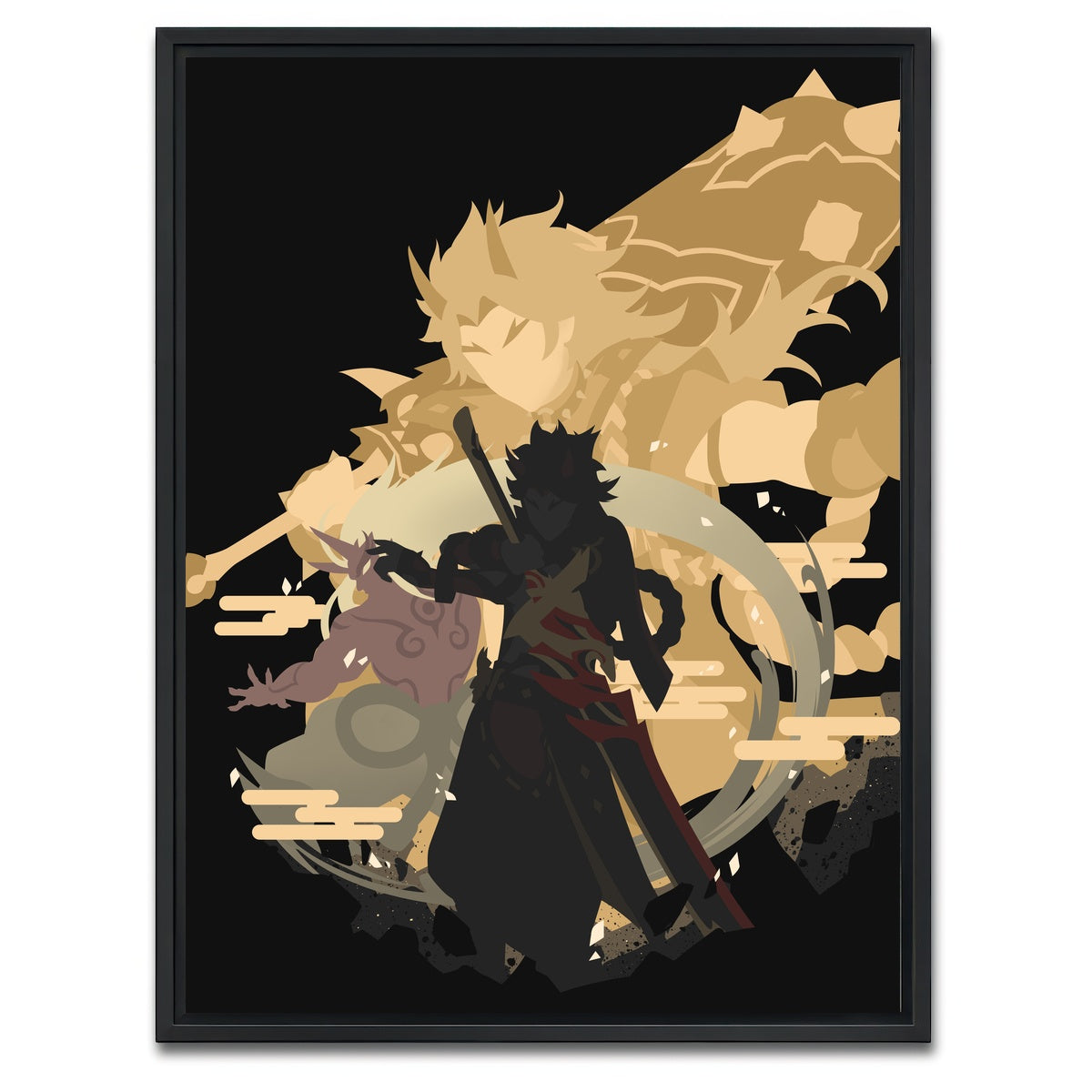 AUTO-MOCKUP WHITE | Itto | 1 Piece | Black Framed Canvas | group=3x4