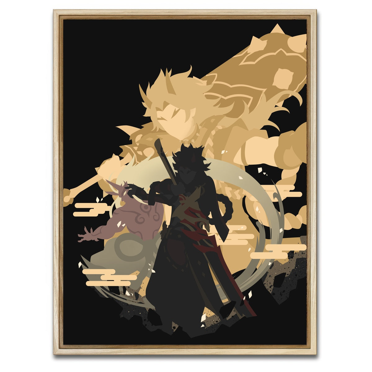 AUTO-MOCKUP WHITE | Itto | 1 Piece | Natural Framed Canvas | group=3x4