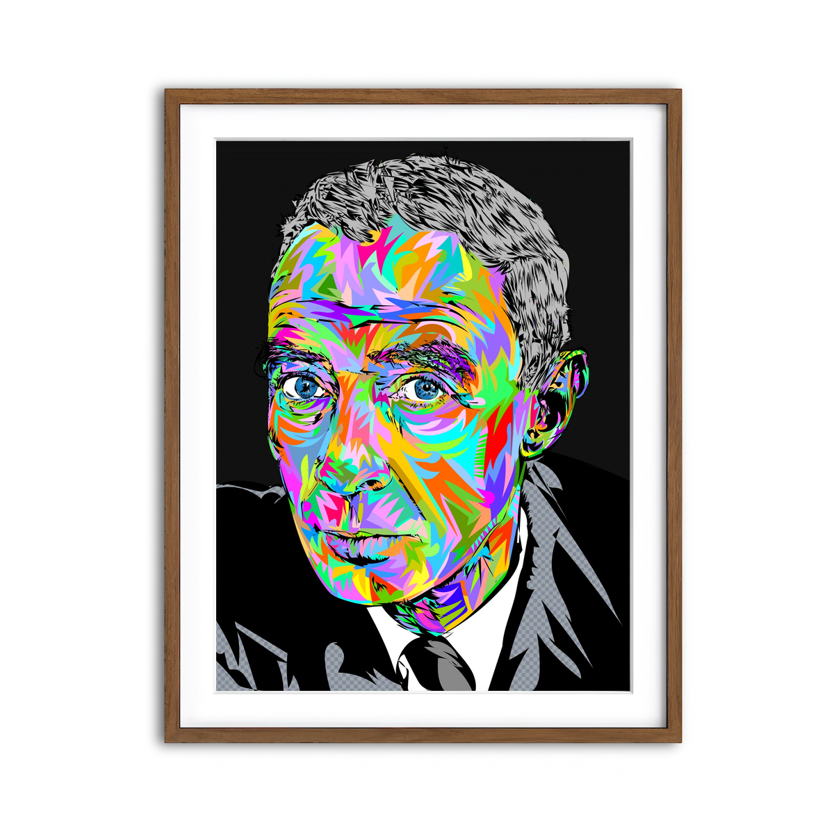 Framed Print 3x4 Walnut