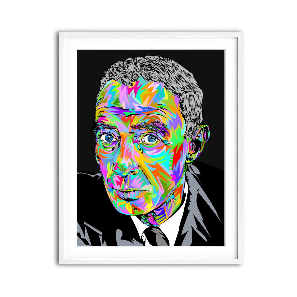 Framed Print 3x4 White