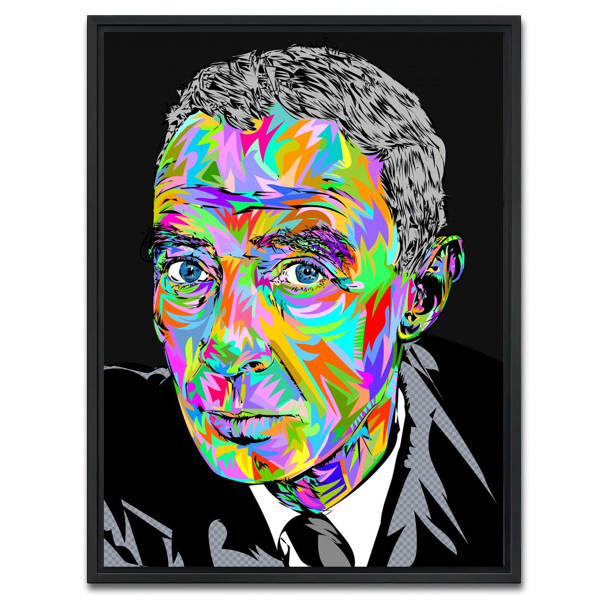 AUTO-MOCKUP WHITE | J. Robert Oppenheimer | 1 Piece | Black Framed Canvas | group=3x4