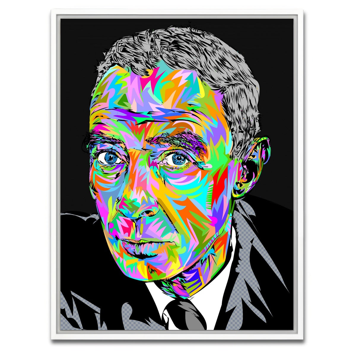 AUTO-MOCKUP WHITE | J. Robert Oppenheimer | 1 Piece | White Framed Canvas | group=3x4