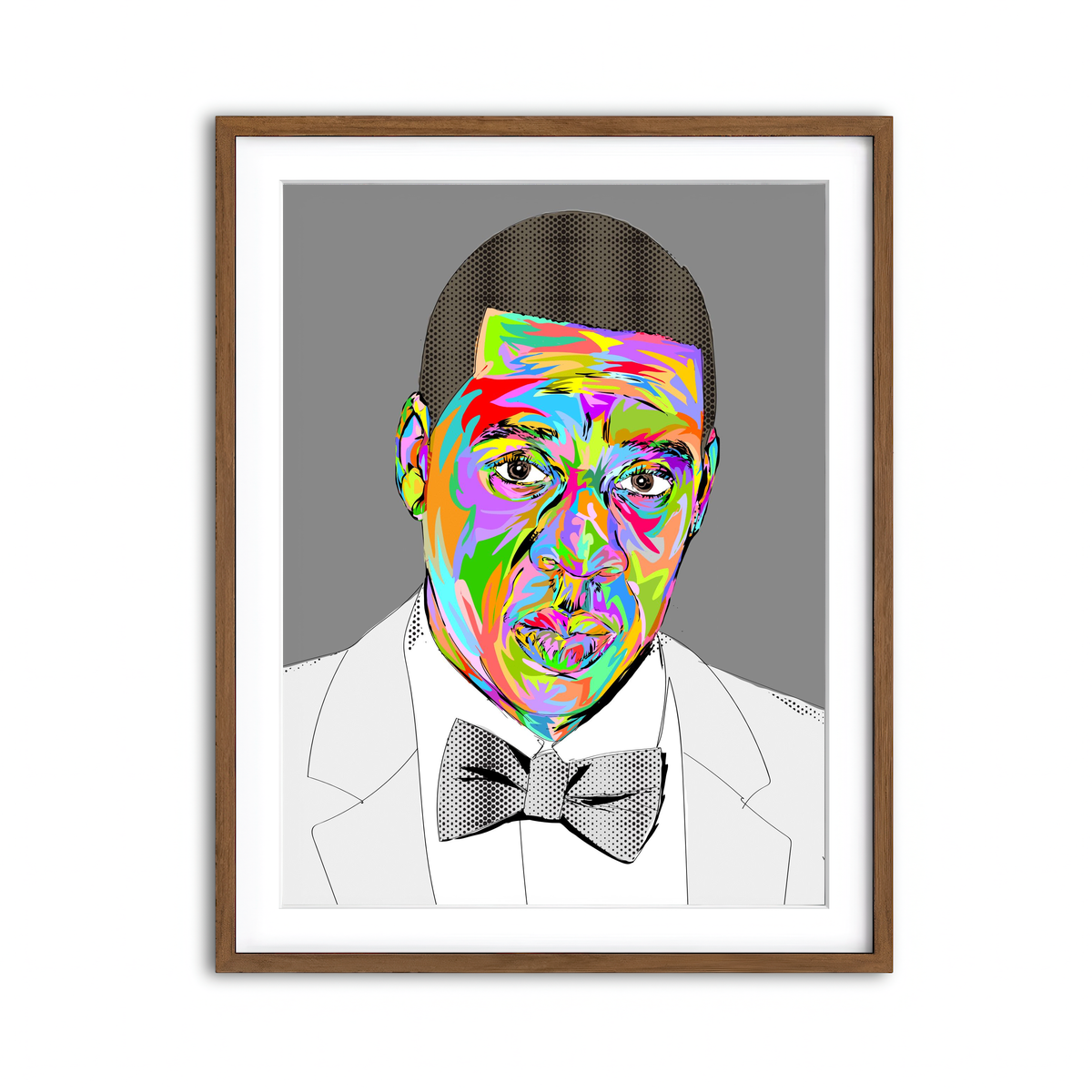 Framed Print 3x4 Walnut