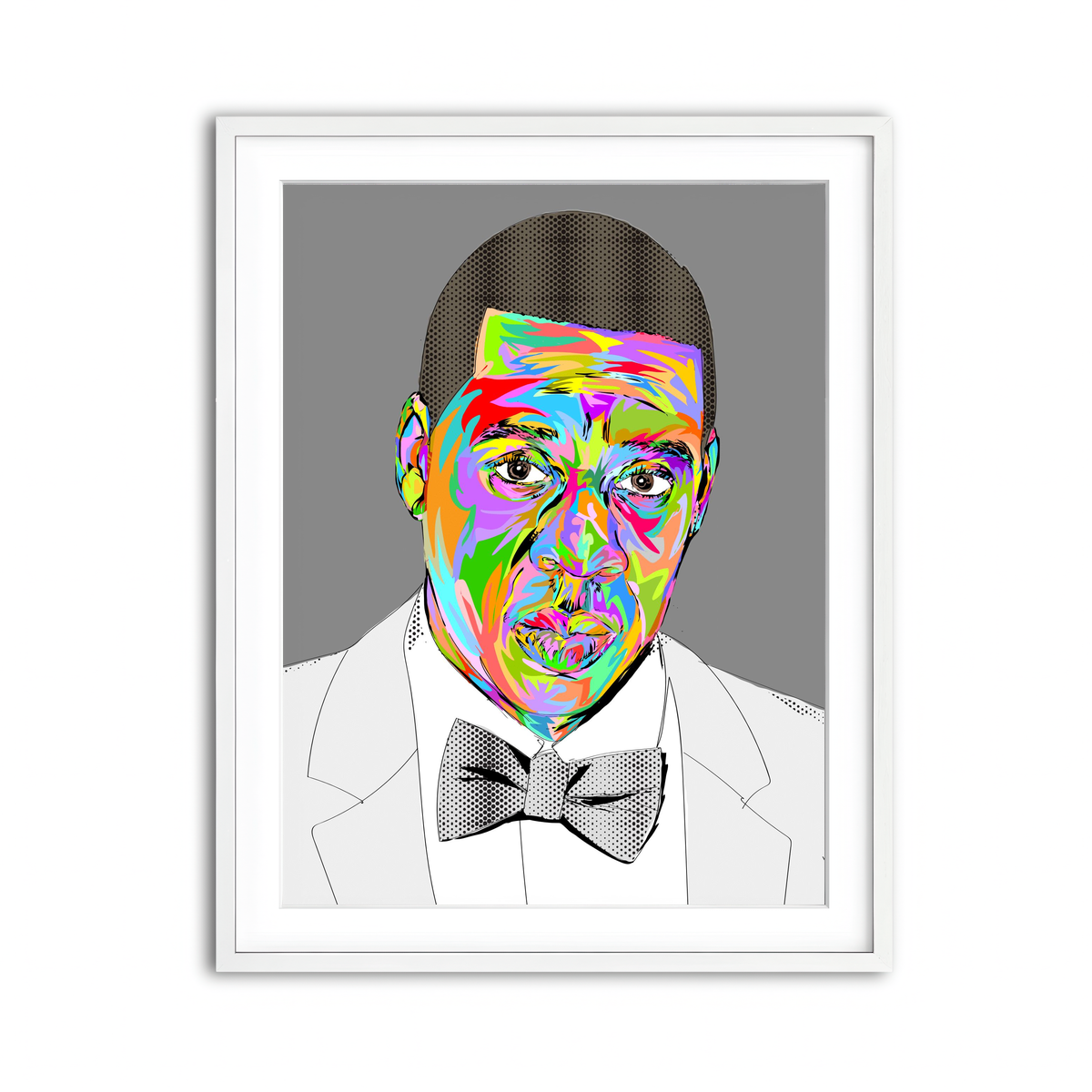 Framed Print 3x4 White