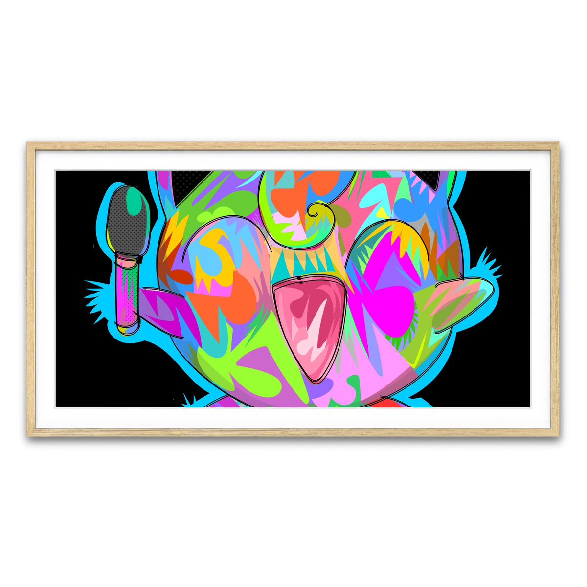 Framed Print 2x1 Natural