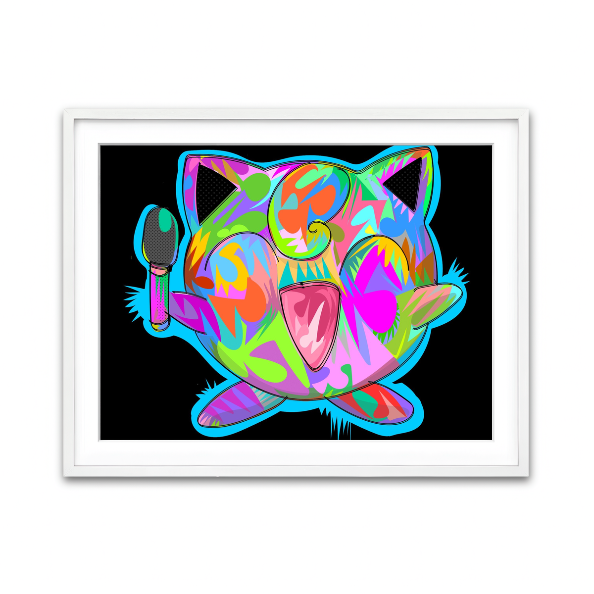 Framed Print 4x3 White