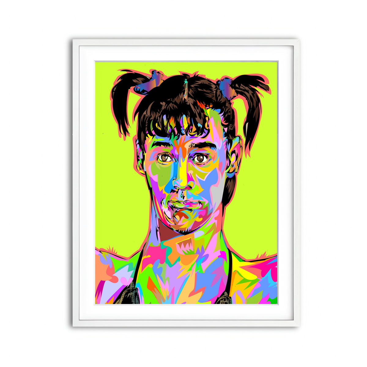 Framed Print 3x4 White