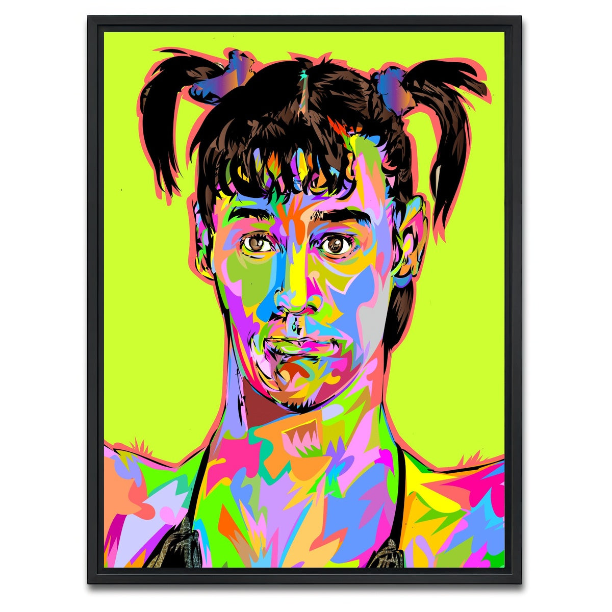 AUTO-MOCKUP WHITE | JIM CARREY DRAG | 1 Piece | Black Framed Canvas | group=3x4