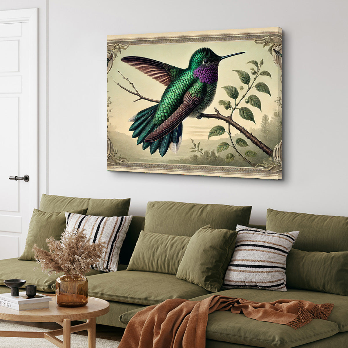 JJ Audubon's Style Hummingbird Print Wall Art