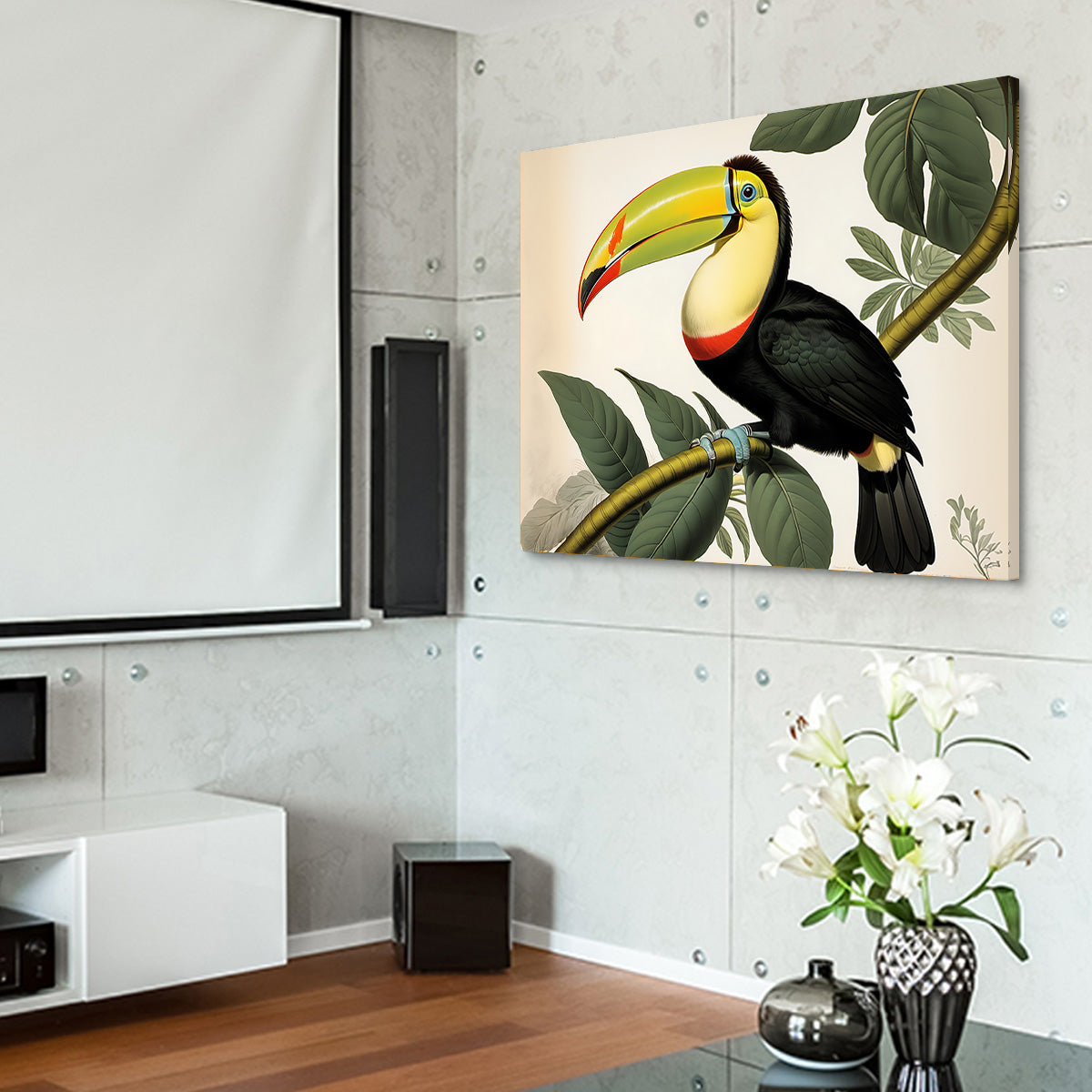 JJ Audubon's Style Keel-Billed Toucan Wall Art