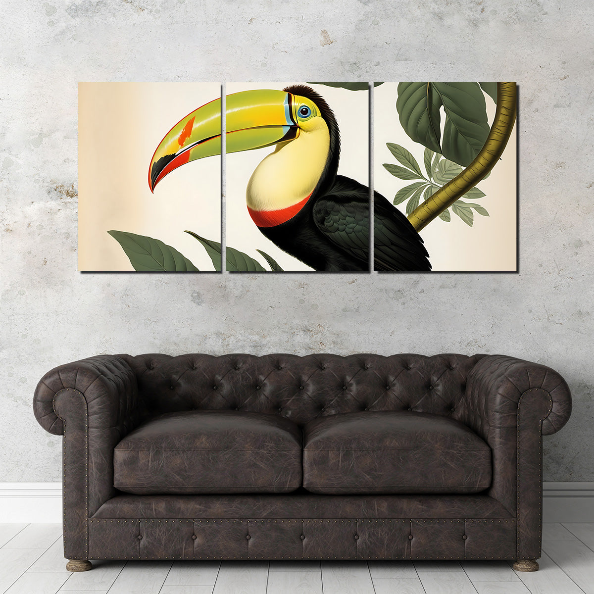 JJ Audubon's Style Keel-Billed Toucan Wall Art