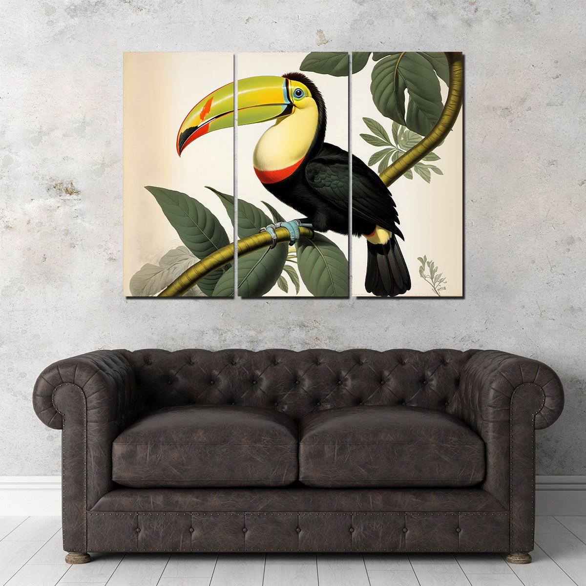 JJ Audubon's Style Keel-Billed Toucan Wall Art