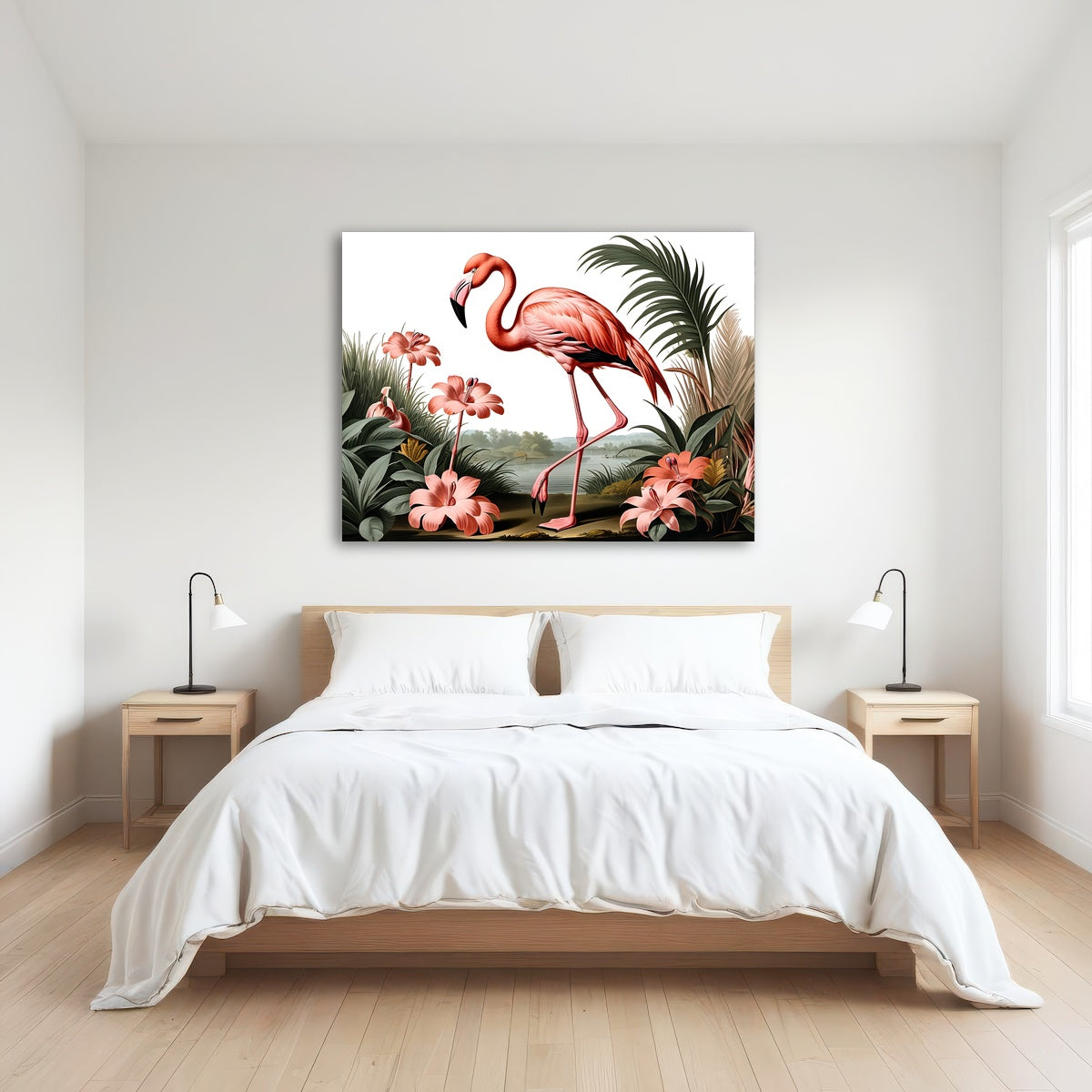 AUTO-MOCKUP ROOM | JJ Audubon's Style Flamingo