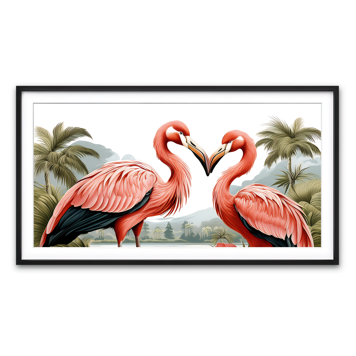Framed Print 2x1 Black