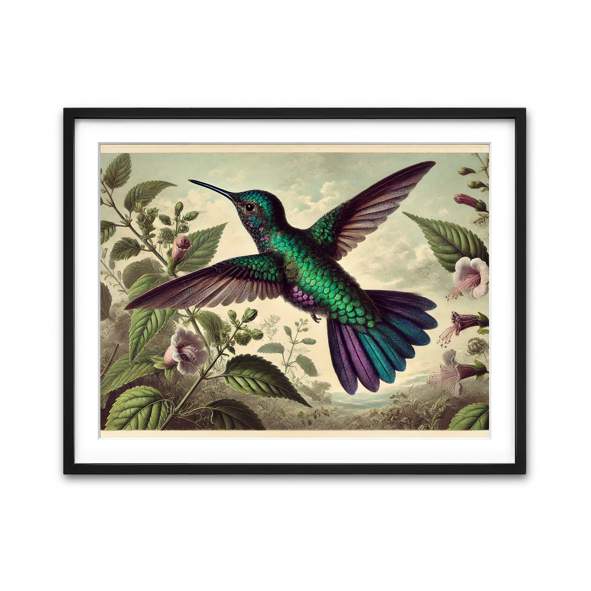 Framed Print 4x3 Black