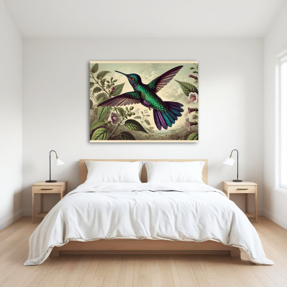 AUTO-MOCKUP ROOM | JJ Audubon's Style Hummingbird