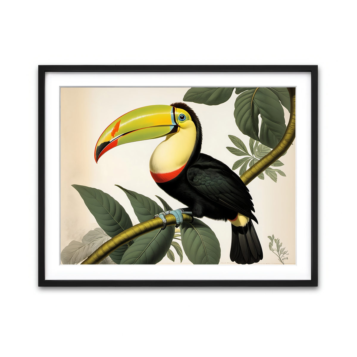 Framed Print 4x3 Black