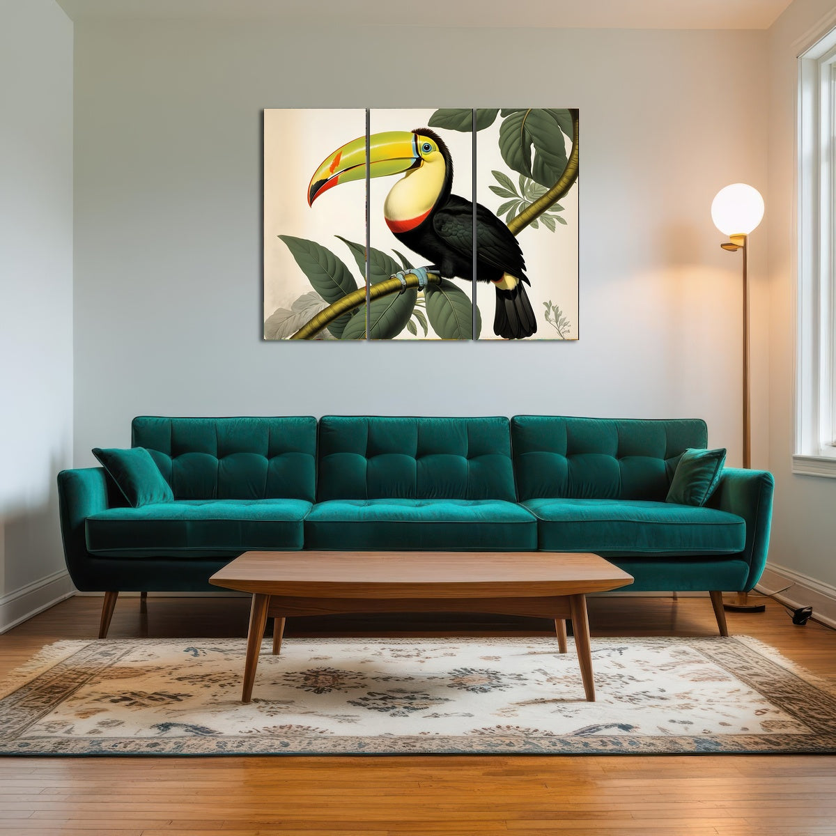 AUTO-MOCKUP ROOM | JJ Audubon's Style Keel-Billed Toucan