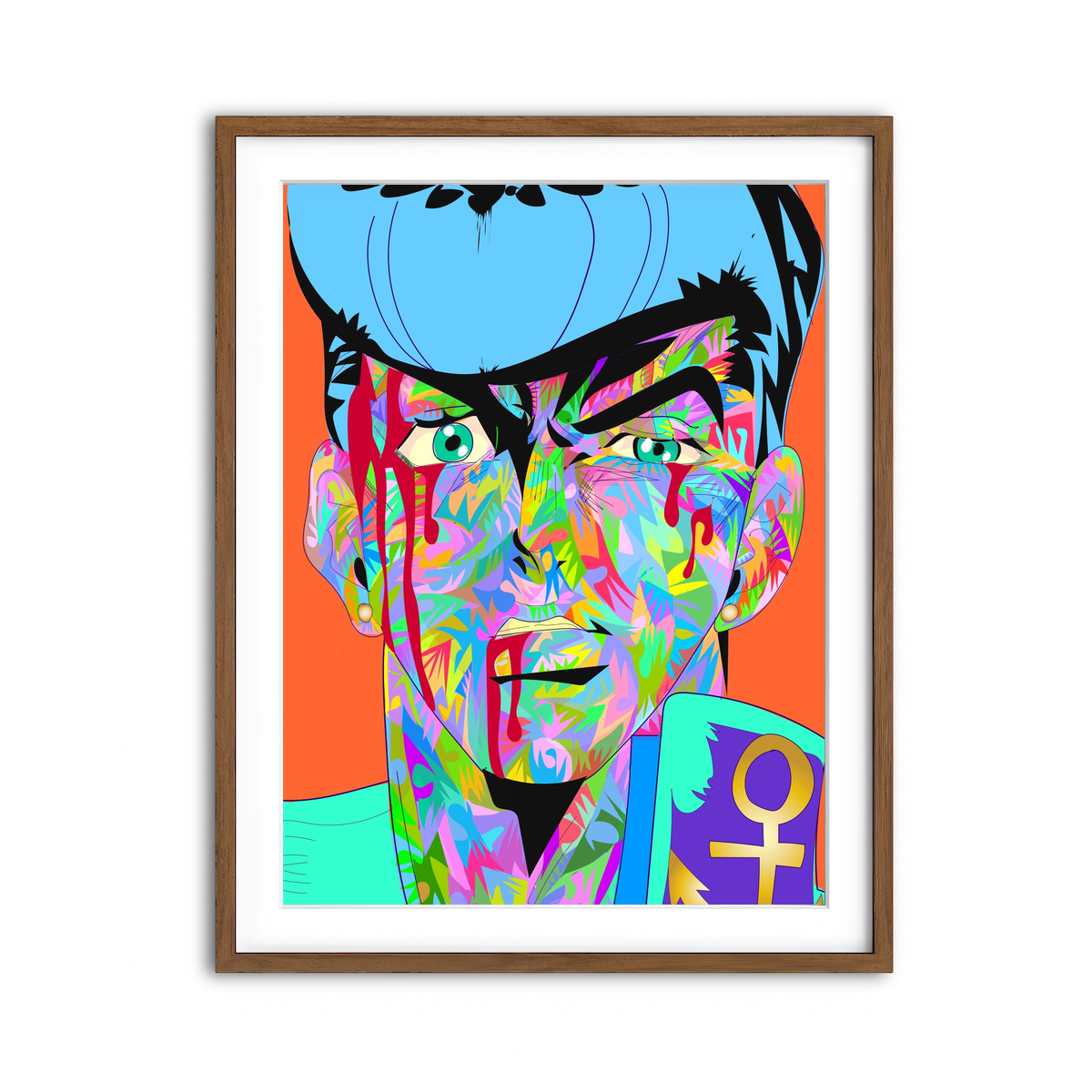 Framed Print 3x4 Walnut