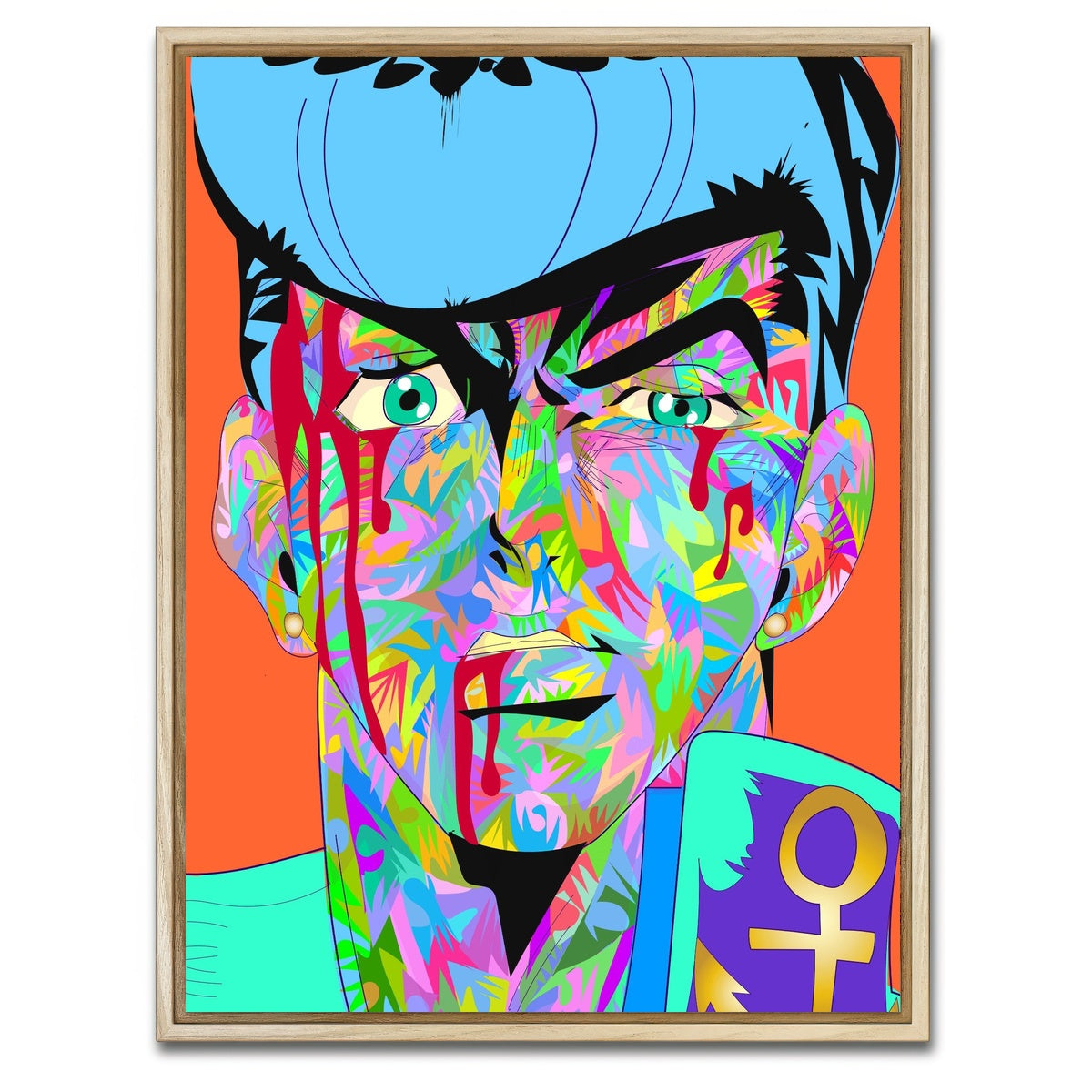 AUTO-MOCKUP WHITE | JOJO BLOOD | 1 Piece | Natural Framed Canvas | group=3x4