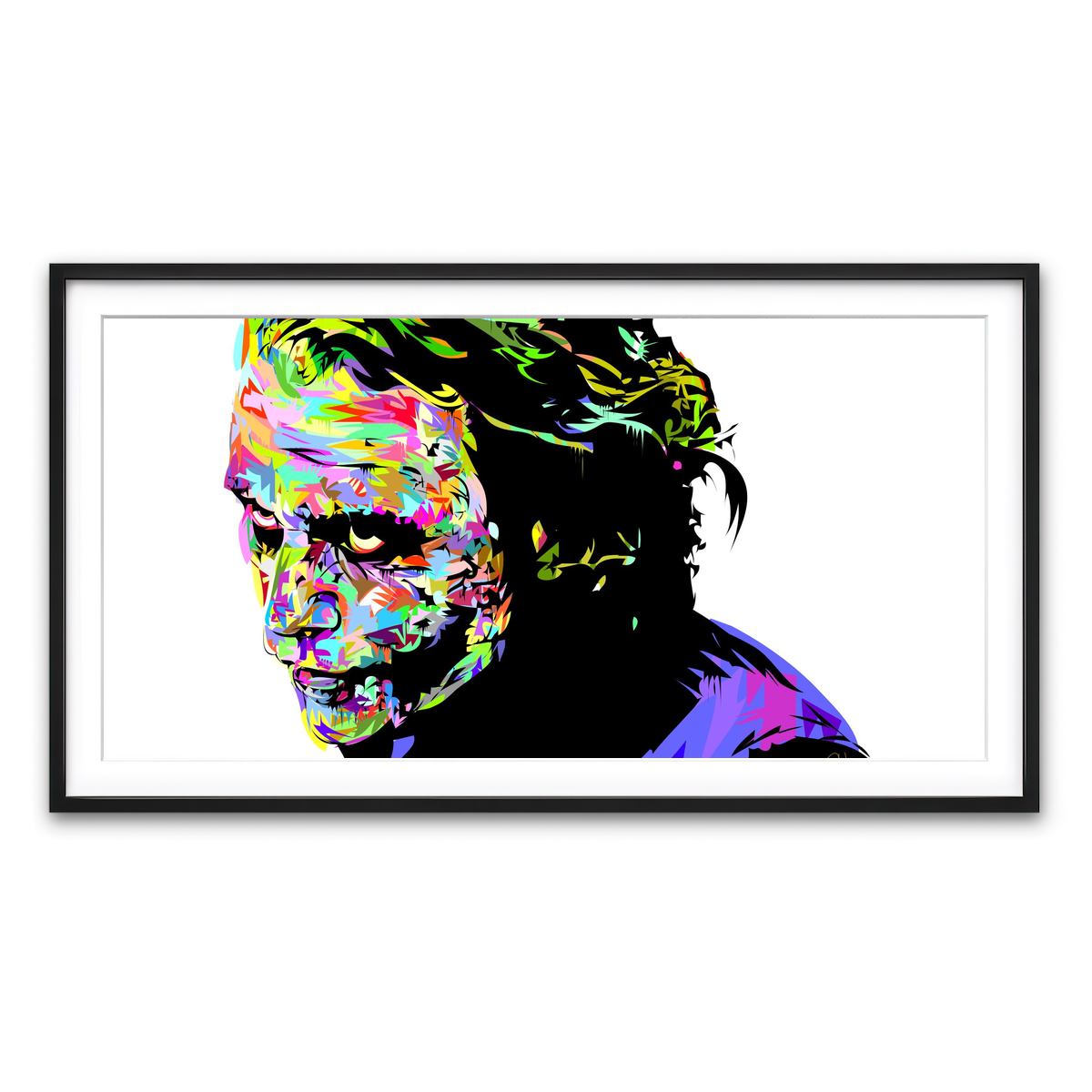 Framed Print 2x1 Black