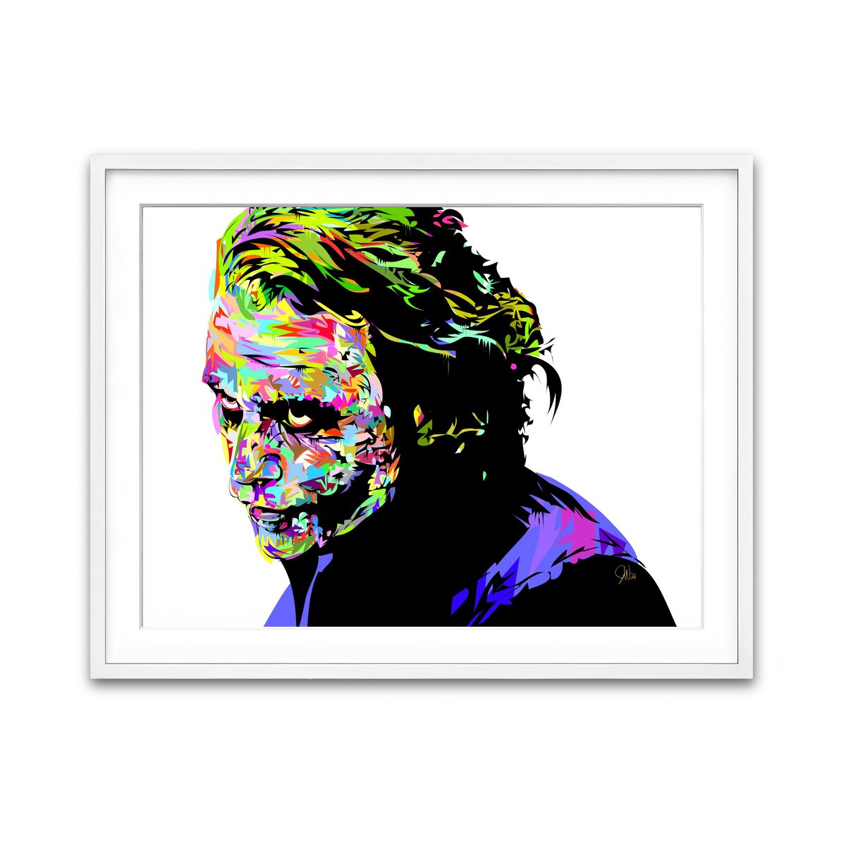 Framed Print 4x3 White