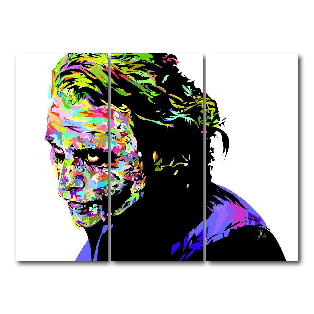 AUTO-MOCKUP WHITE | JOKER HEATH WHITE | 3 Piece | Gallery Wrap Canvas | group=8x18