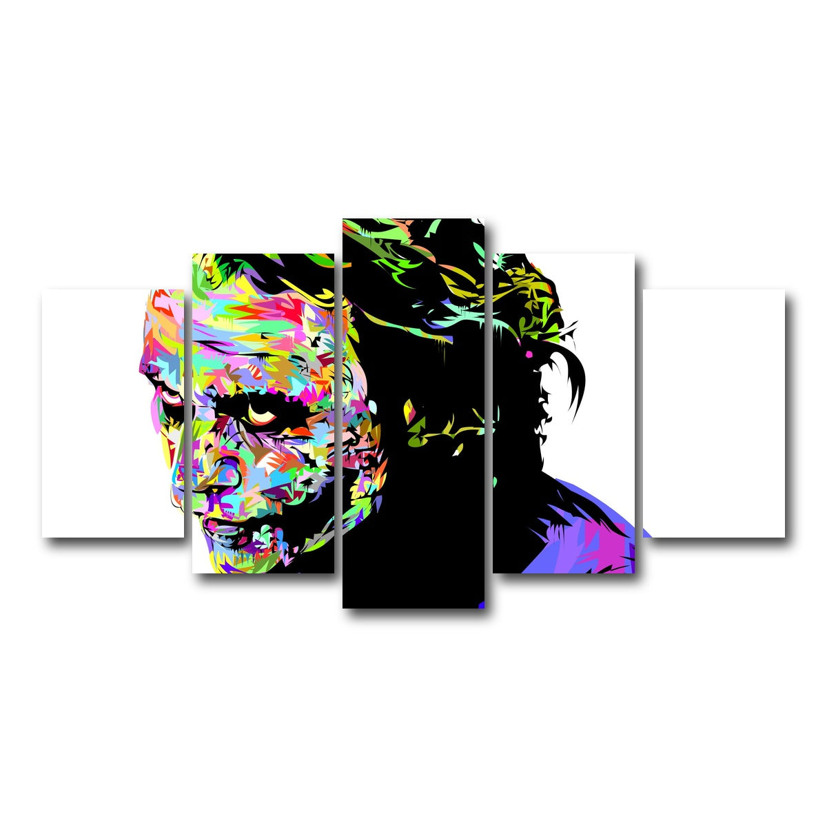 AUTO-MOCKUP WHITE | JOKER HEATH WHITE | 5 Piece | Gallery Wrap Canvas | group=5_normal