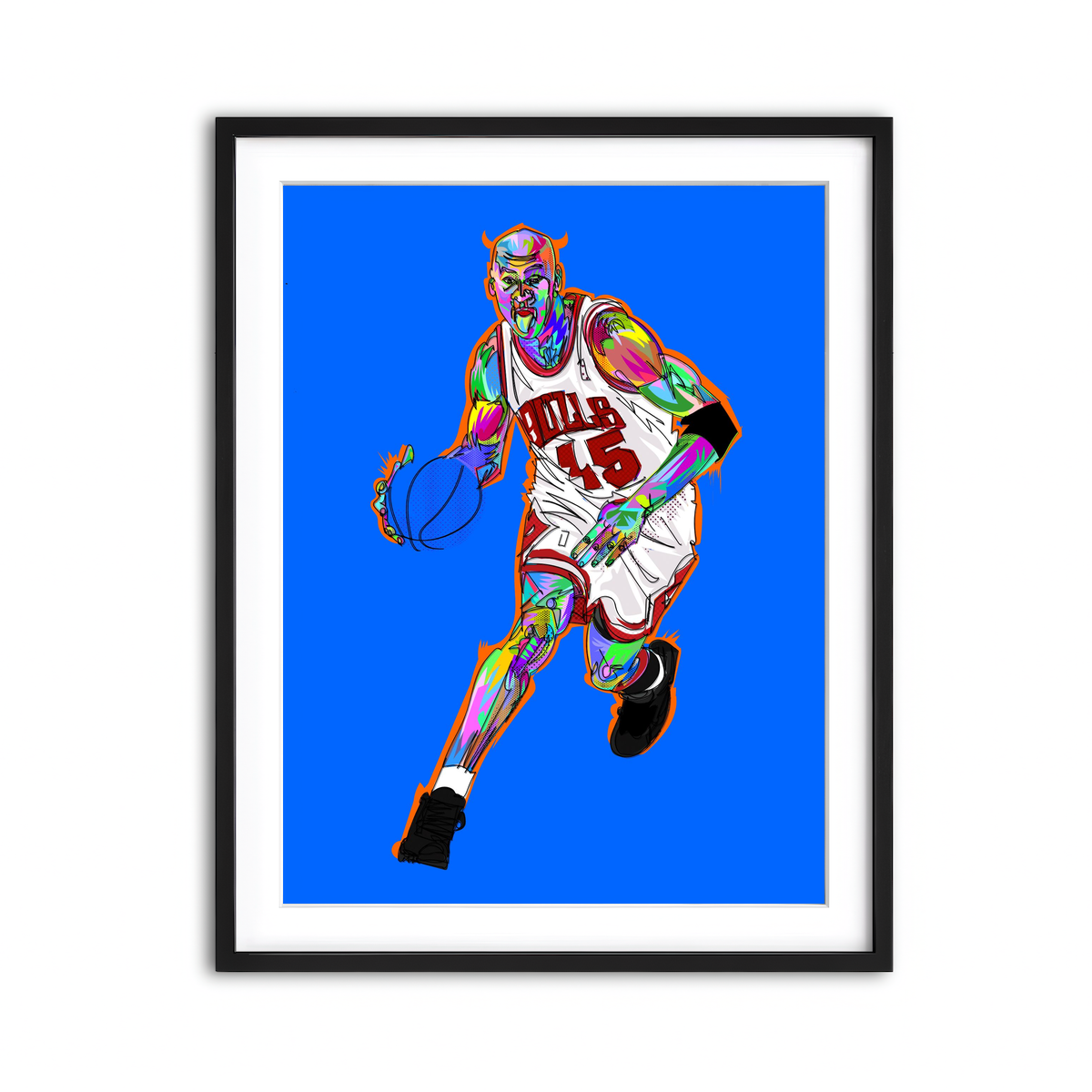 Framed Print 3x4 Black