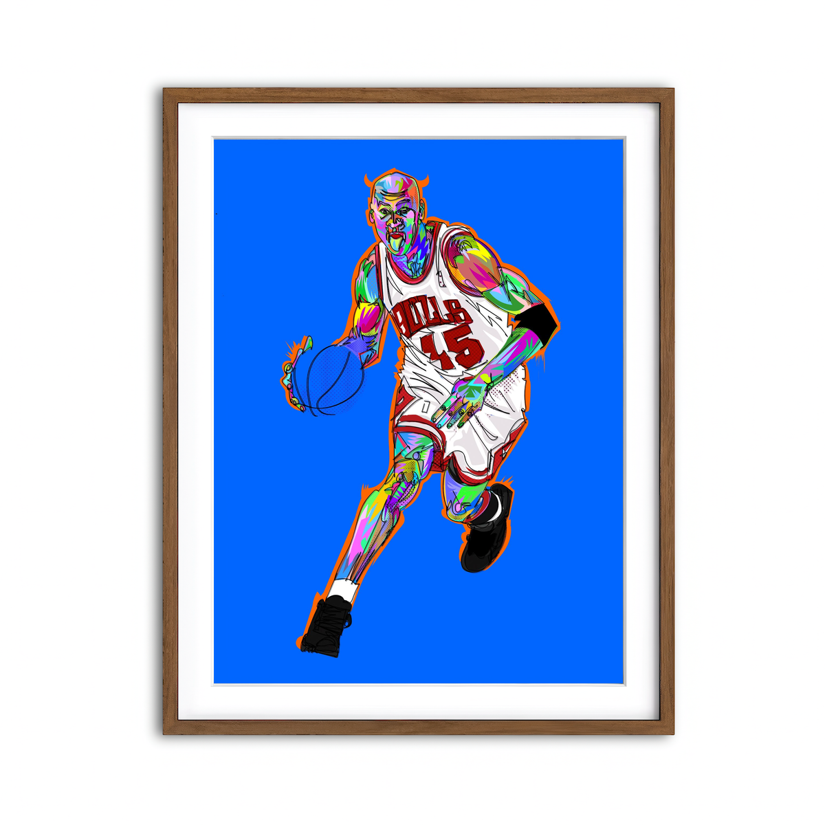 Framed Print 3x4 Walnut