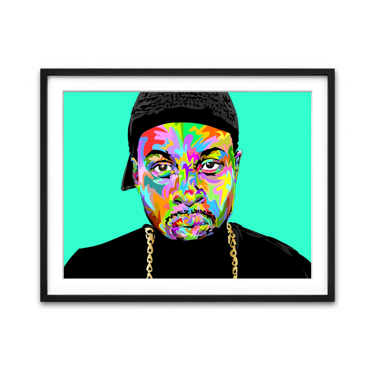 Framed Print 4x3 Black