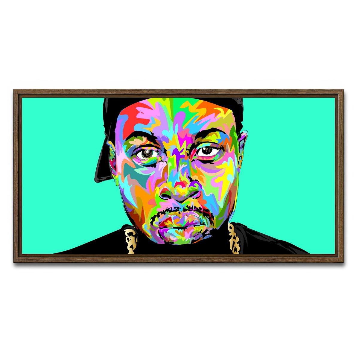 AUTO-MOCKUP WHITE | J DILLA | 1 Piece | Walnut Framed Canvas | group=2x1