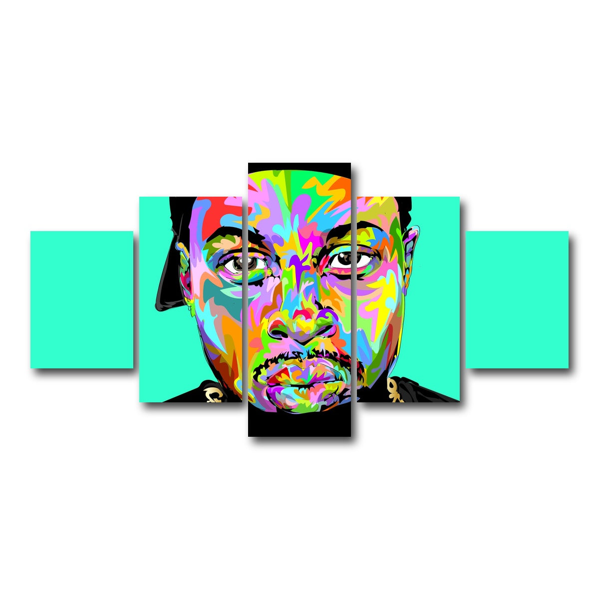 AUTO-MOCKUP WHITE | J DILLA | 5 Piece | Gallery Wrap Canvas | group=5_short