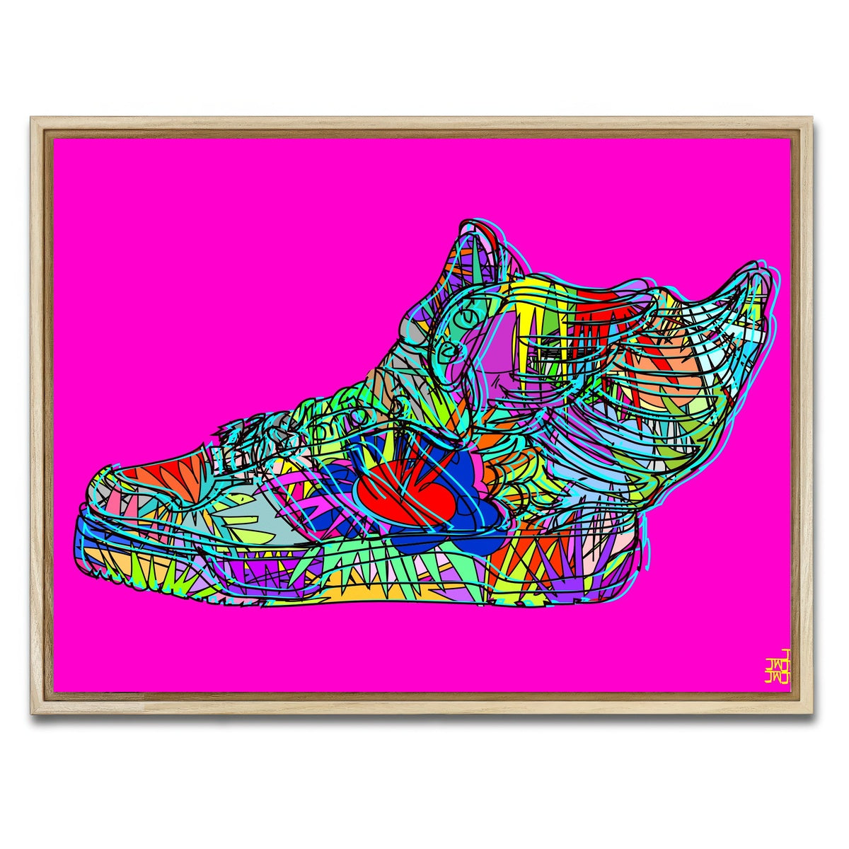 AUTO-MOCKUP WHITE | J Scott adidas | 1 Piece | Natural Framed Canvas | group=4x3