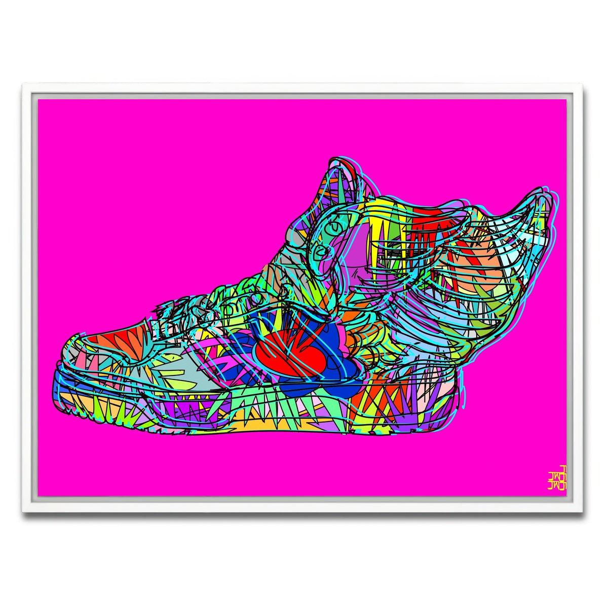 AUTO-MOCKUP WHITE | J Scott adidas | 1 Piece | White Framed Canvas | group=4x3