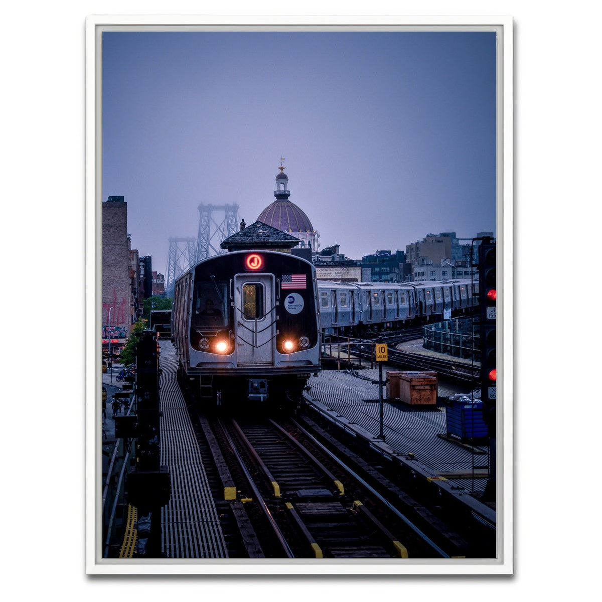 AUTO-MOCKUP WHITE | J Train | 1 Piece | White Framed Canvas | group=3x4