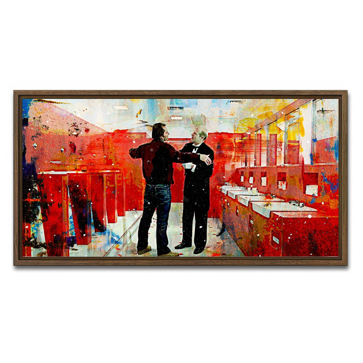 AUTO-MOCKUP WHITE | Jack & Grady | 1 Piece | Walnut Framed Canvas | group=2x1