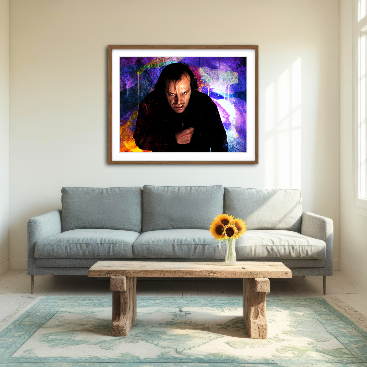 AUTO-MOCKUP ROOM | Jack Hedge Maze Wall Art