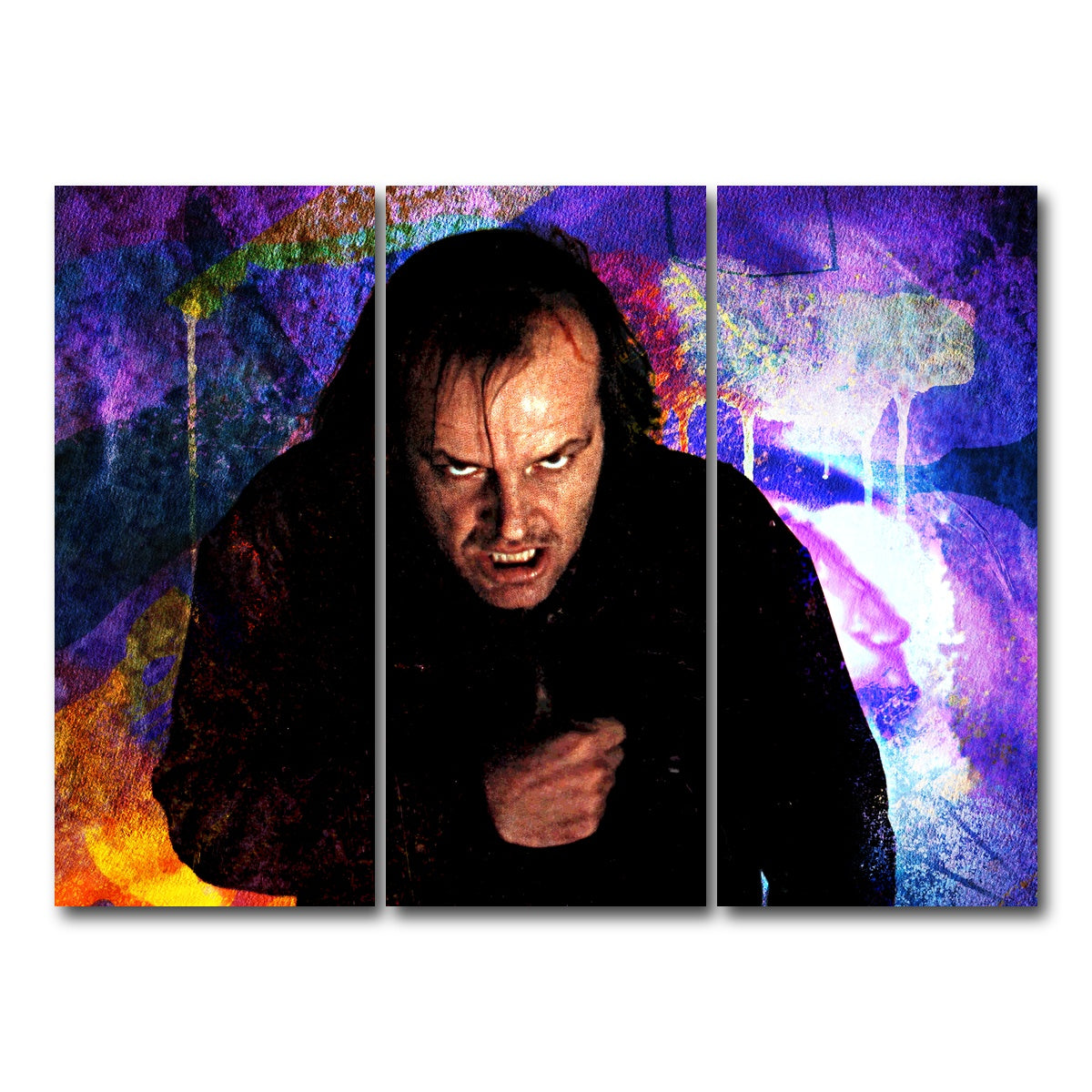 AUTO-MOCKUP WHITE | Jack Hedge Maze | 3 Piece | Gallery Wrap Canvas | group=8x18