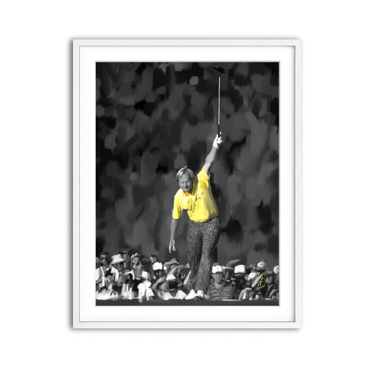 Framed Print 3x4 White