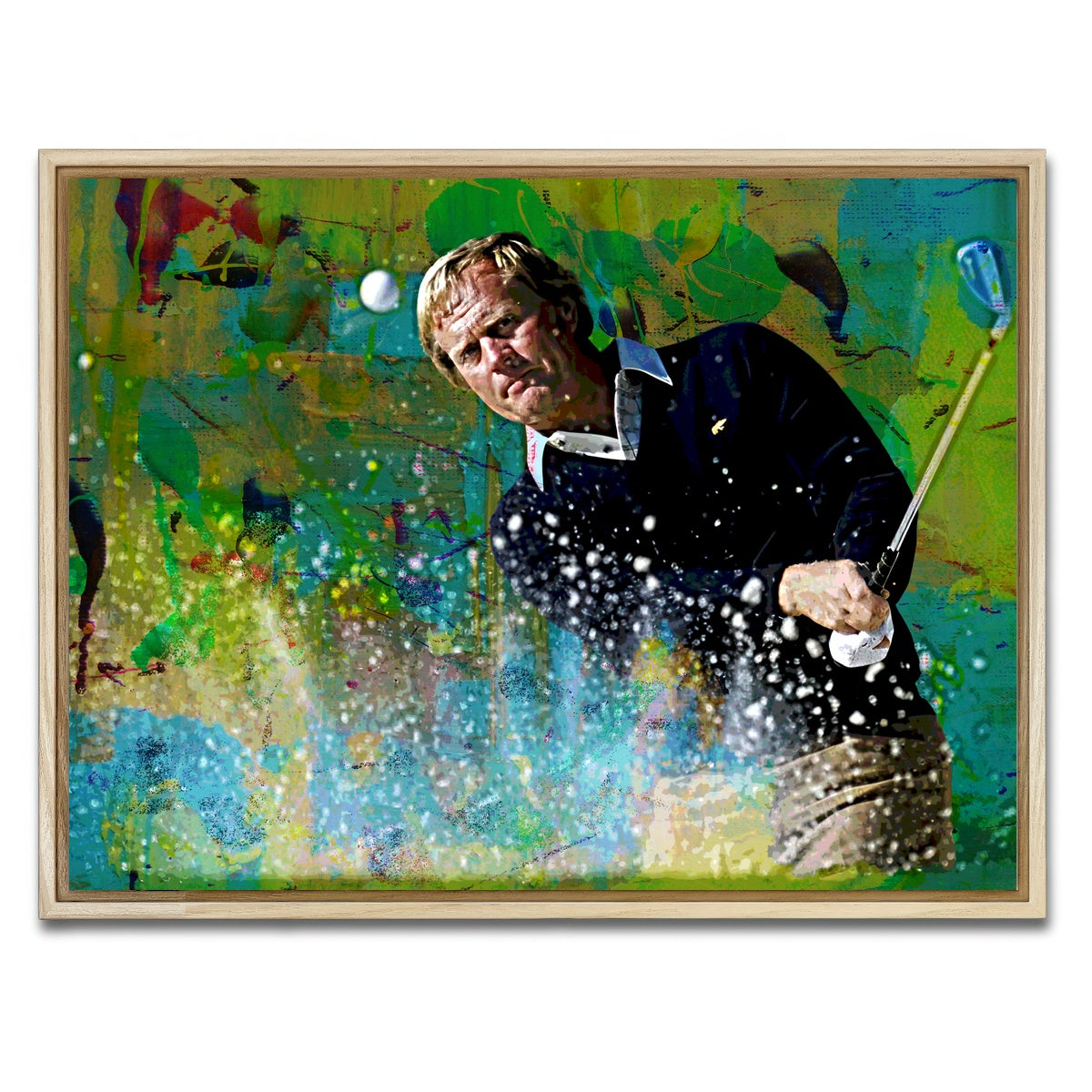 AUTO-MOCKUP WHITE | Jack Nicklaus | 1 Piece | Natural Framed Canvas | group=4x3