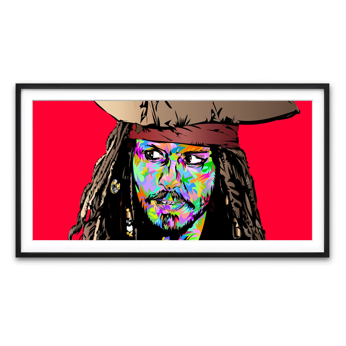 Framed Print 2x1 Black