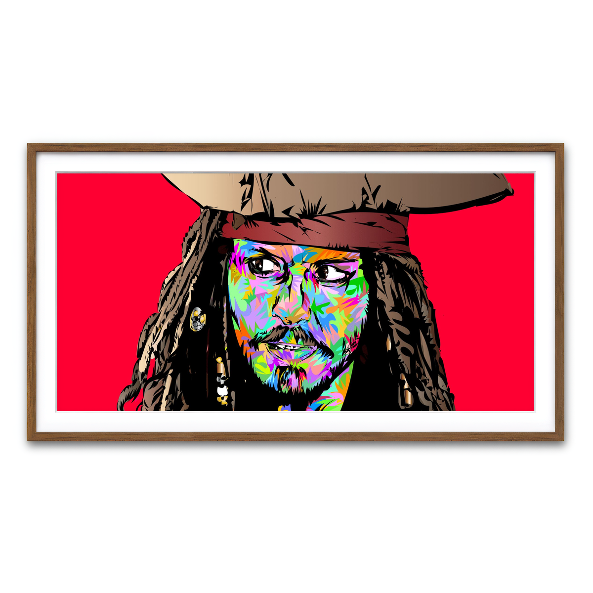 Framed Print 2x1 Walnut