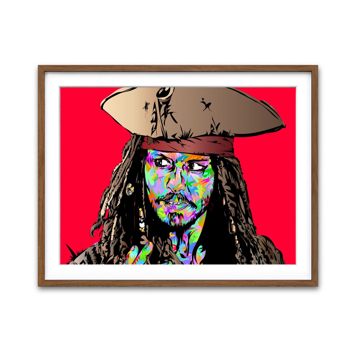 Framed Print 4x3 Walnut