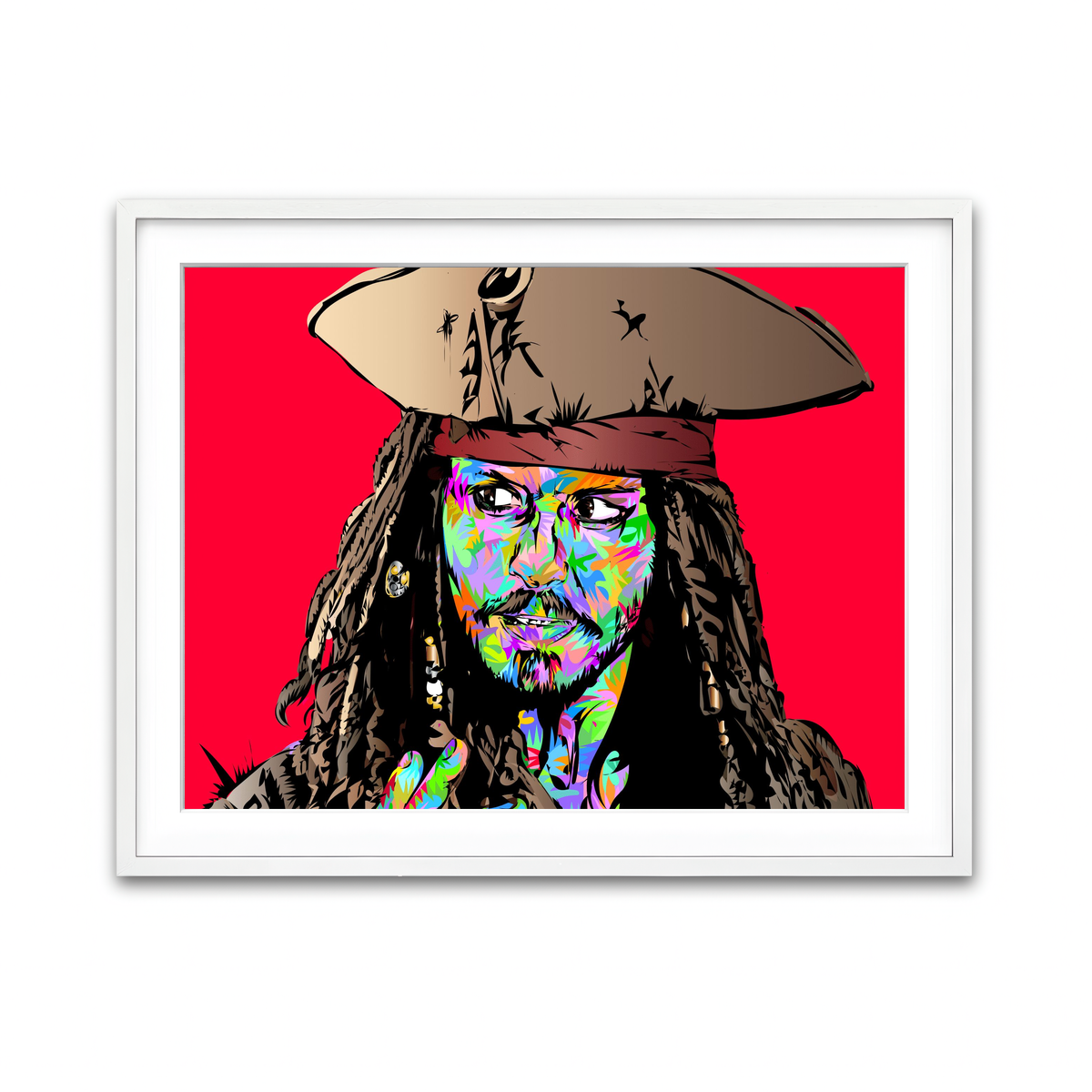 Framed Print 4x3 White