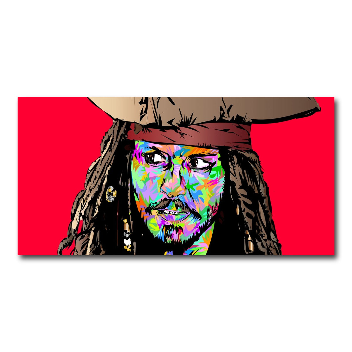 AUTO-MOCKUP WHITE | Jack Sparrow Color | 1 Piece | Gallery Wrap Canvas | group=2x1