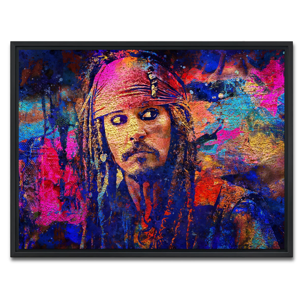 AUTO-MOCKUP WHITE | Jack Sparrow | 1 Piece | Black Framed Canvas | group=4x3
